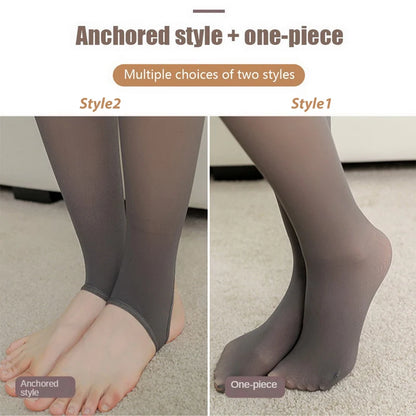 Translucent Fleece Thermal Leggings